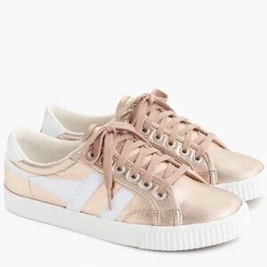 Gola x JCrew rose gold metallic faux leather sneakers: brand new without box
